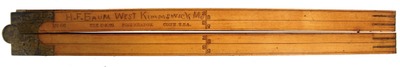 Chapin-Stephens Company, Pine Meadow, Connecticut, No. 66: Extra Clean Yard Measure Folding Rule
