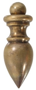Unmarked: Diminutive "Teardrop Plumb Bob