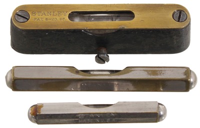 STANLEY (Unmarked), No. 46: Cast Iron Pocket Level