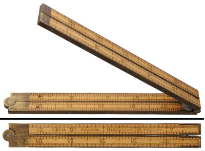 Chapin-Stephens Company, Pine Meadow, Connecticut, No. 62 1/2: Narrow Body Full Bound Folding Rule