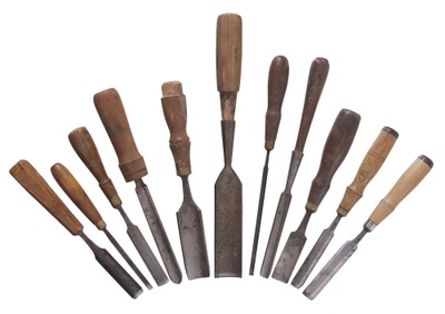 Assorted Makers: Lot Of Clean & Uasbl "Tang" Gouges