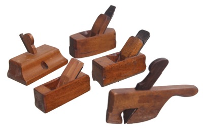 Assorted Makers: Five Small Size Woodworking Planes