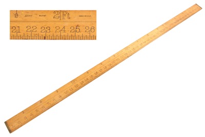 Lufkin Rule Company, Saginaw, Michigan, No. 7137: Extra Clean Four Foot Bench Rule