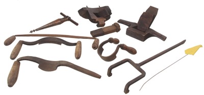 Assorted Makers: Wkg. Set Of Clean Coopers' Tools