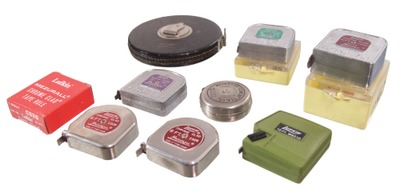 Lufkin Rule Company, Saginaw, Michigan: Eight Unused Tape Measures