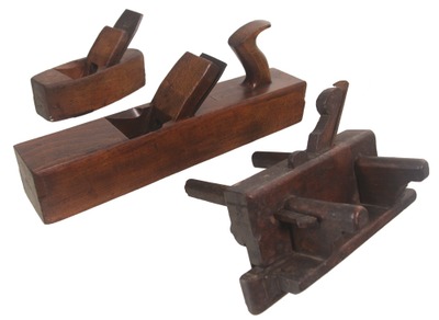 Assorted Makers: Three English Maker Woodworking Planes