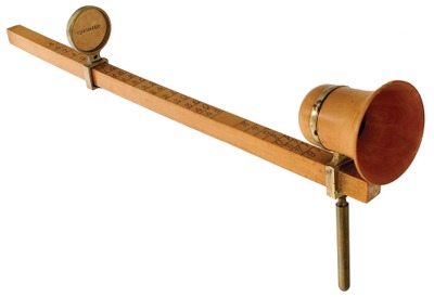 Unmarked: French Made Boxwood Optometrist's Rule