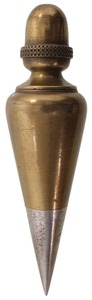 Unmarked: Extra Clean Brass Plumb Bob