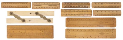 Assorted Makers: Coll. Of Architect's Scale Rules