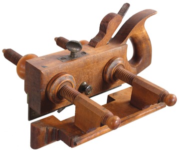 D.R. Barton & Company (Unmarked): Handled Beech Plow Plane