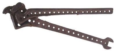 Church Brothers, Adrian, Michigan: Scarce Cast Iron Fence Stretcher