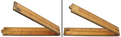 Chapin-Stephens Company, Pine Meadow, Connecticut, No. 84: Two Foot, Four Fold Folding Rule