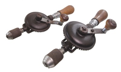 North Brothers Manufacturing Company, Philadelphia, Pennsylvania: Two Clean & Usable Hand Drills
