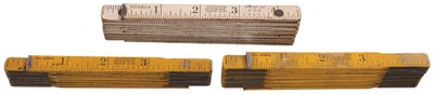 Lufkin Rule Company, Saginaw, Michigan: Three Four-Inch Section Folding Rule