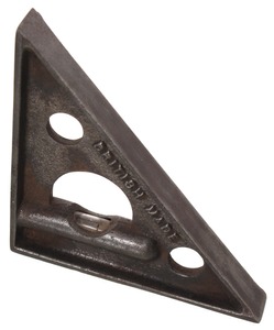 Unmarked: Unus. Cast Iron Triangular Level