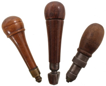Assorted Makers: Three Early Type Tool Handles