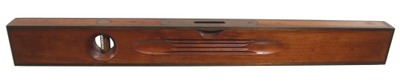 Disston & Sons, Philadelphia, Pennsylvania, No. 65: Brass Bound Mahogany Level