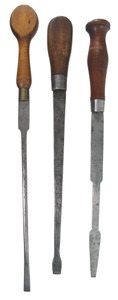 Unmarked: Three Early Type "Turnscrew" Screwdrivers