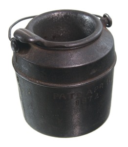 Thomas C. Howes, Troy, New York: Early Patent Cast Iron Glue Pot