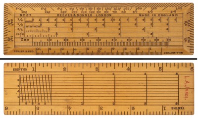 Reeves & Sons, Ltd., London, England: Unused Navigator's Scale Rule