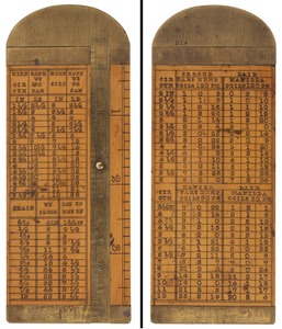 J. Rabone & Sons, Birmingham, England: Boxwood Body Rope & Caliper