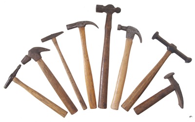 Assorted Makers: Lot Of Interesting Early Type Hammers