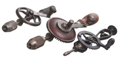 Millers Falls Company, Millers Falls, Massachusetts: Three Clean And Complete Hand Drills