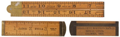 Lufkin Rule Company, Saginaw, Michigan: Three Extra Clean Advertising Rules