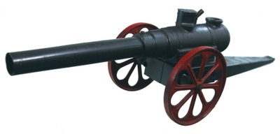 Conestoga Company, Bethlehem, Pennsylvania: "Big Bang" Cast Iron Toy Cannon