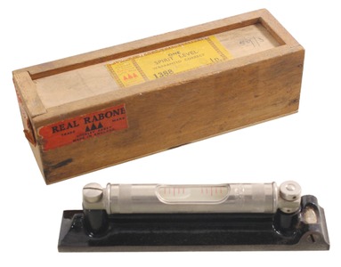 John Rabone & Sons, Birmingham, England, No. 1377: Unused 6" Machinists Bench Level