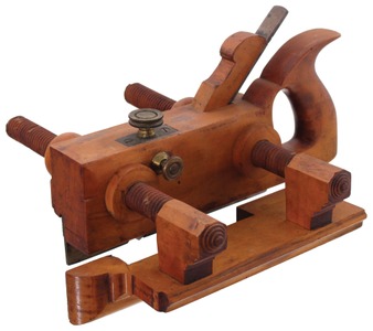 A. Howland & Company, Auburn, New York, No. 96: Handled Boxwood Plow Plane
