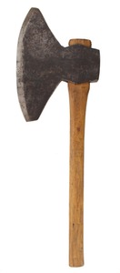 Unmarked: Hand Forged 18th C. Penna. Broad Ax