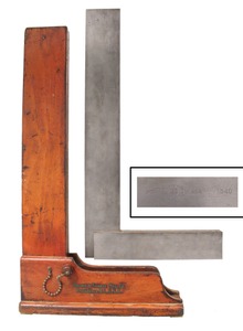 Brown & Sharpe Manufacturing Company, Providence, Rhode Island, No. 540: Massive Solid Steel Try Square