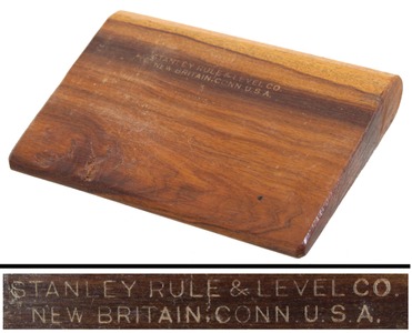 Stanley Rule & Level: Lignum Vitae Leather Burnisher