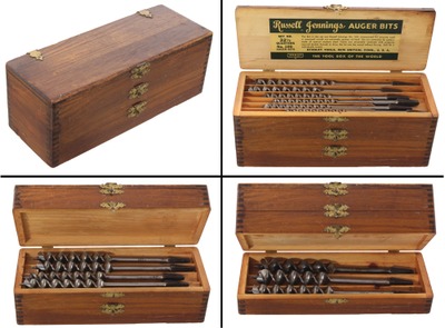 Stanley Tools, No. 100: Set Of 13 "Jennings" Auger Bits