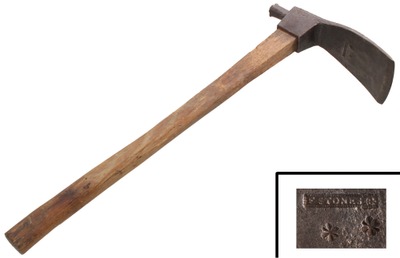 F. Stones: Early Penna. Maker 3" Carpenter's Adze
