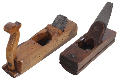 Unmarked: Two 18th C. Carved European Plane