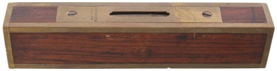 Stratton Brothers, Greenfield, Massachusetts: Rare Early Six-Inch Brass Bound Level