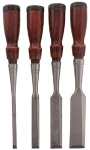 Stanley Rule & Level, No. 750: Four Unused Beveldge Butt Chisel