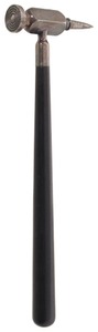 Gorham Silver Company, Providence, Rhode Island: Ebony Handle Barrister's Hammer