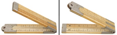 Stephens & Company, Riverton, Connecticut, No. 93: One-Foot, Four-Fold Ivory Folding Rule