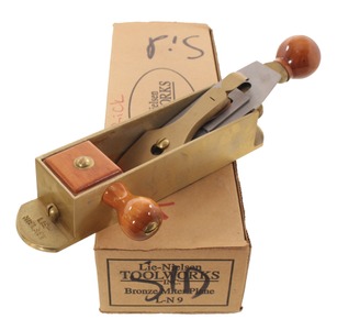 Lie-Nielsen Tool Works, Warren, Maine, No. LN-9: Brass Body Cabinet Mkrs. Block Plane