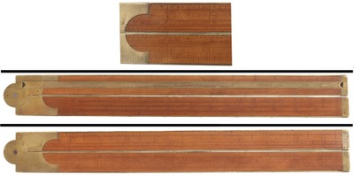 A. Stanley & Company, New Britain, Connecticut, No. 12: Early Two-Foot Folding Rule