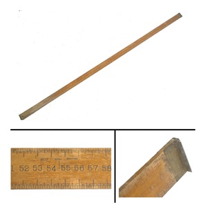Lufkin Rule Company, Saginaw, Michigan: Uncommon 108" Glazier's Rule
