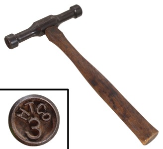 Unmarked: Double Head Log Marking Hammer