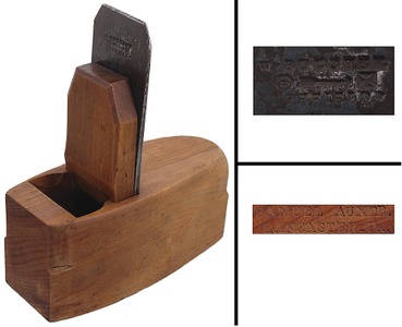 Samuel Auxer, Lancaster, Pennsylvania: Rare S.E. Penna. Mkr "Toothing" Plane