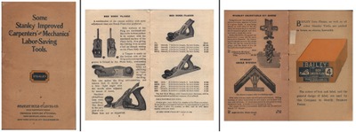 Stanley Rule & Level: Ca. 1900 "Pocket" Catalogue