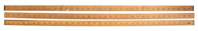 Lufkin Rule Company, Saginaw, Michigan: Three Extra Clean Yard Measure Rules