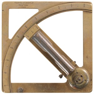 Keuffel & Esser Company, New York, New York, No. 1963: Unus. Square Form Inclinometer Level