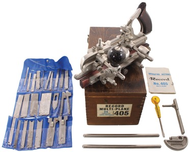 Record Tool Works, Sheffield, England, No. 405: Combination Metallic Plane